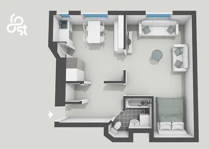 Magnificent Sea View! Luminous 1 Bedroom For Max 4 هلسنكي